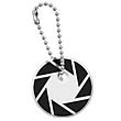 Portal 1980s Aperture Science Icon Key Cap Key Chain